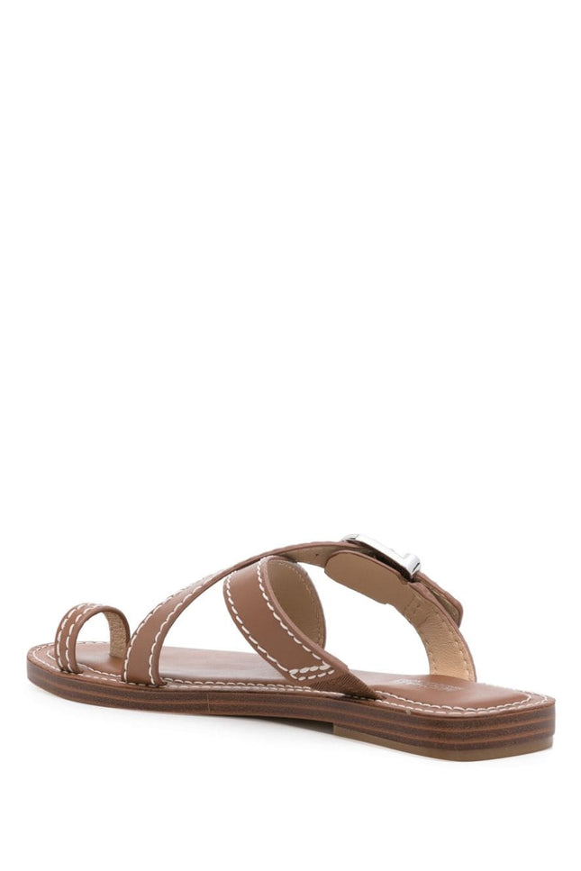 MMK Sandals Leather Brown