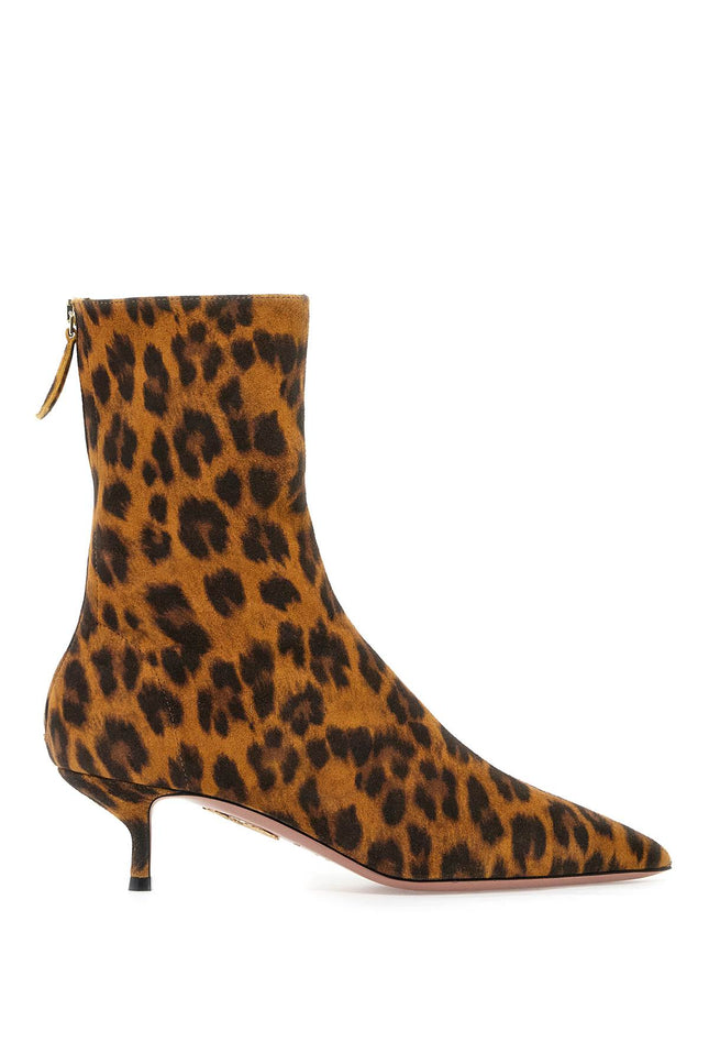 Aquazzura leopard print montmartre boot