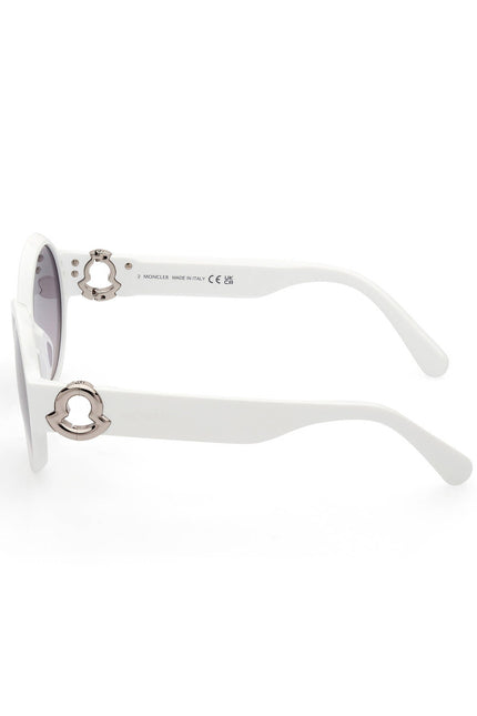 MONCLER WHITE WOMAN SUNGLASSES-1