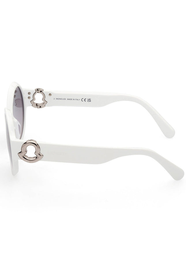 MONCLER WHITE WOMAN SUNGLASSES-1