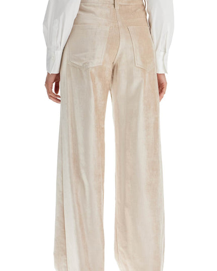 Brunello Cucinelli velvet pants for a stylish look.