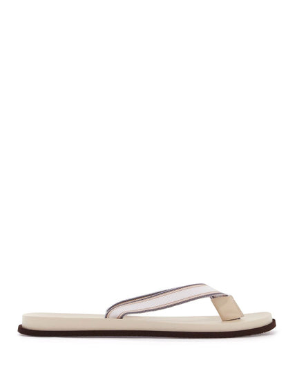 Brunello Cucinelli rubber flip-flop slides