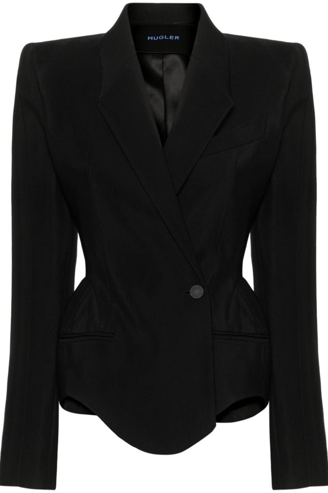 Mugler Jackets Black