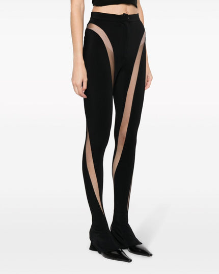 MUGLER Trousers Black