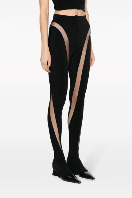 MUGLER Trousers Black