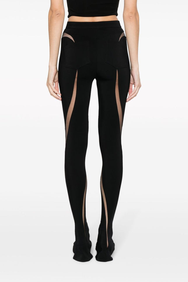 MUGLER Trousers Black