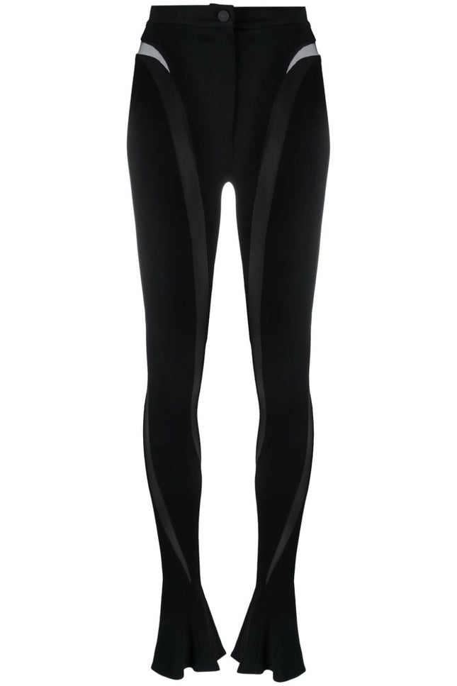 MUGLER Trousers Black