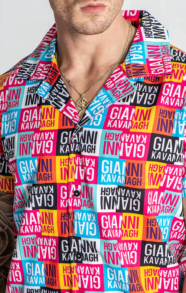 MULTICOLOR MULTIPLY HAWAIIAN SHIRT-SHIRT-Gianni Kavanagh-Urbanheer