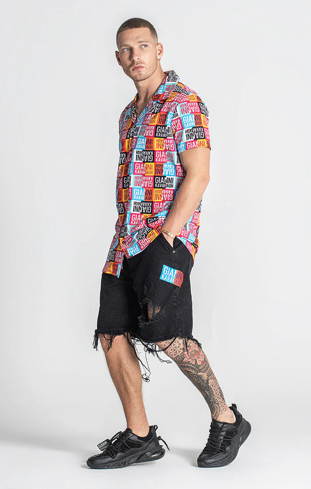 MULTICOLOR MULTIPLY HAWAIIAN SHIRT-SHIRT-Gianni Kavanagh-Urbanheer