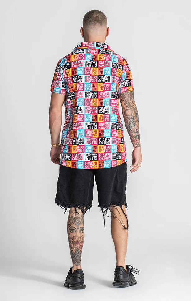 MULTICOLOR MULTIPLY HAWAIIAN SHIRT-SHIRT-Gianni Kavanagh-Urbanheer