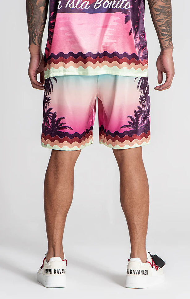 MULTICOLOR TROPICANA SHORTS-Shorts-Gianni Kavanagh-Urbanheer