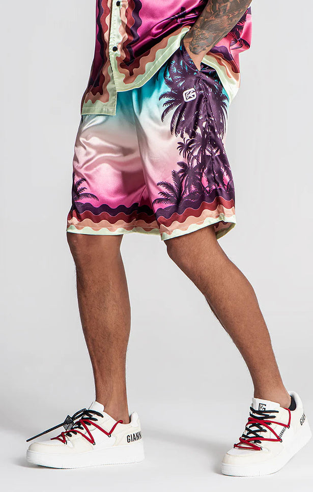 MULTICOLOR TROPICANA SHORTS-Shorts-Gianni Kavanagh-Urbanheer