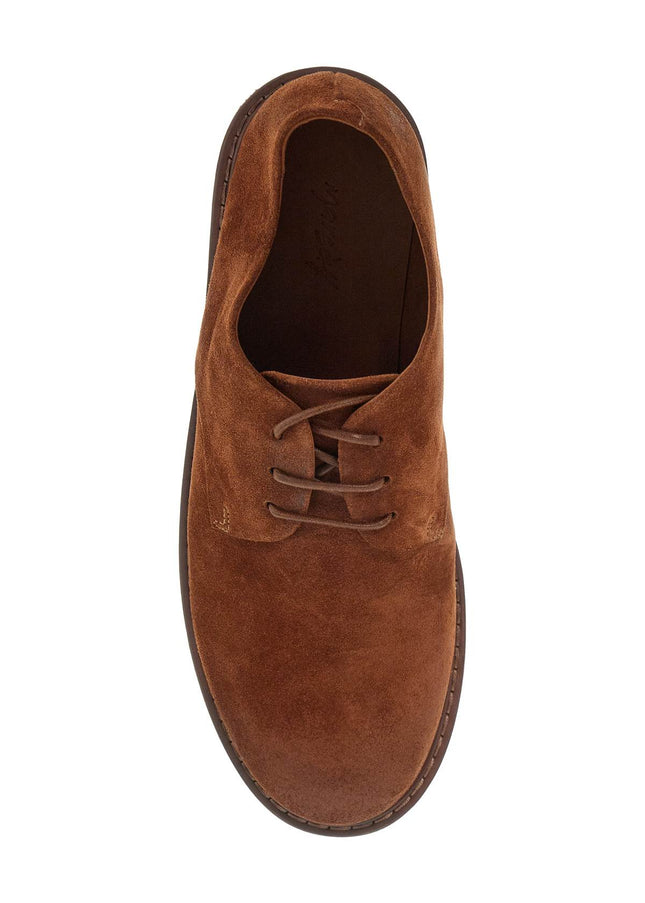 Marsell suede leather lace-up derby shoes with