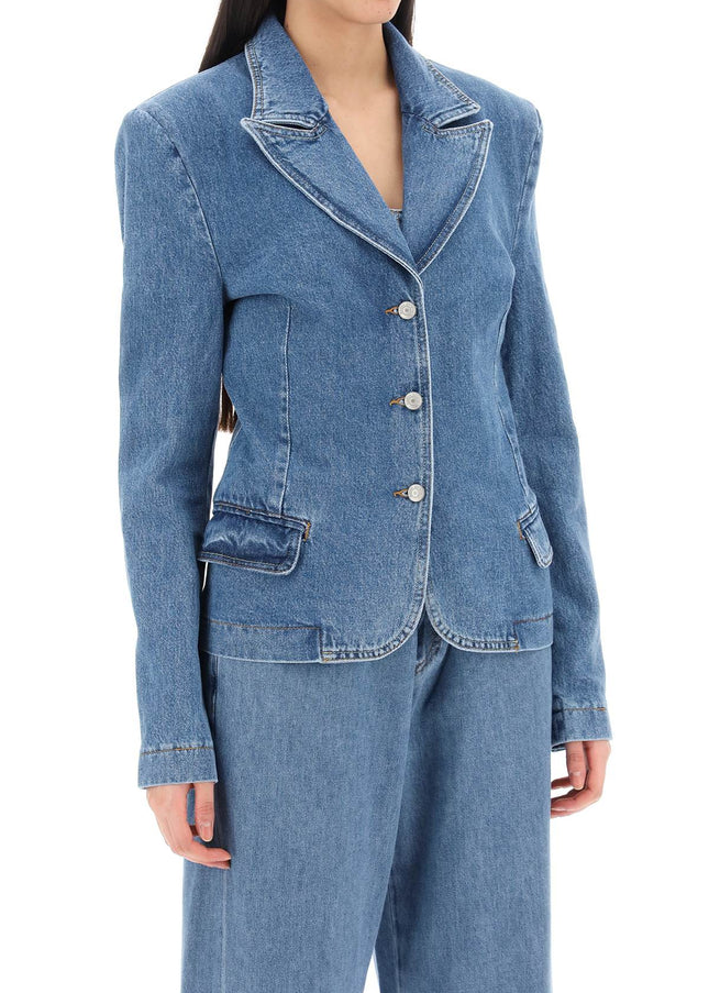 Magda Butrym single-breasted jacket in denim