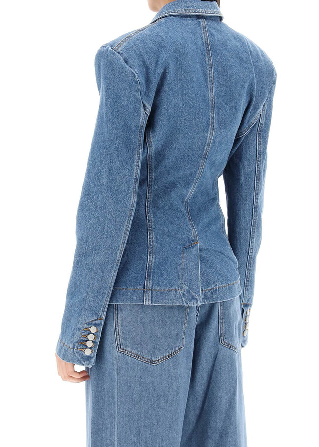 Magda Butrym single-breasted jacket in denim