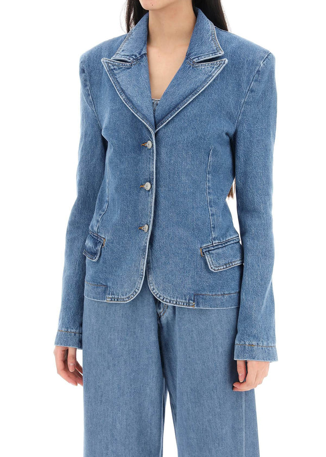 Magda Butrym single-breasted jacket in denim