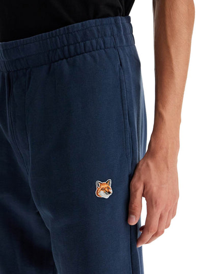 Maison Kitsune fox head joggers