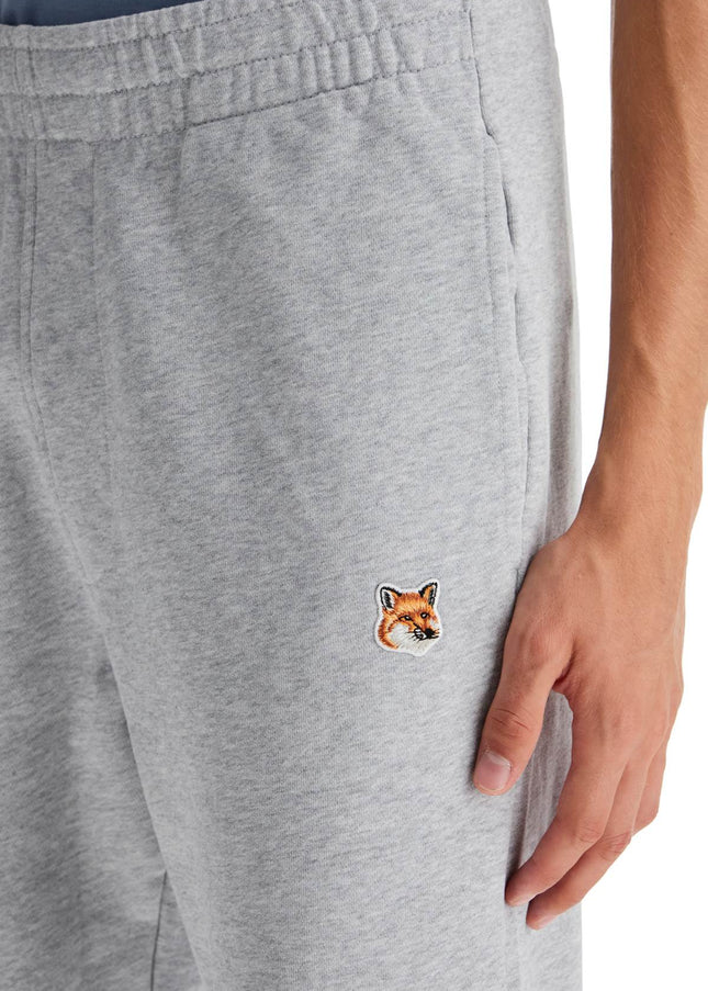 Maison Kitsune fox head joggers