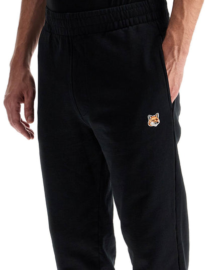 Maison Kitsune fox head joggers