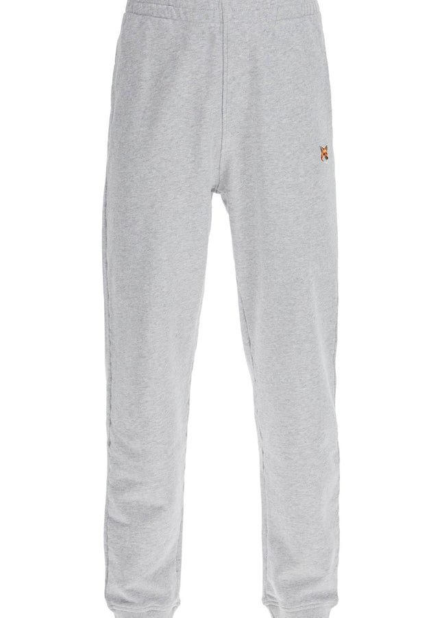 Maison Kitsune fox head joggers