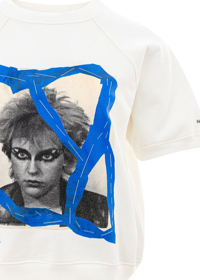 Maison Margiela Chic White Cotton Top for Style Enthusiasts