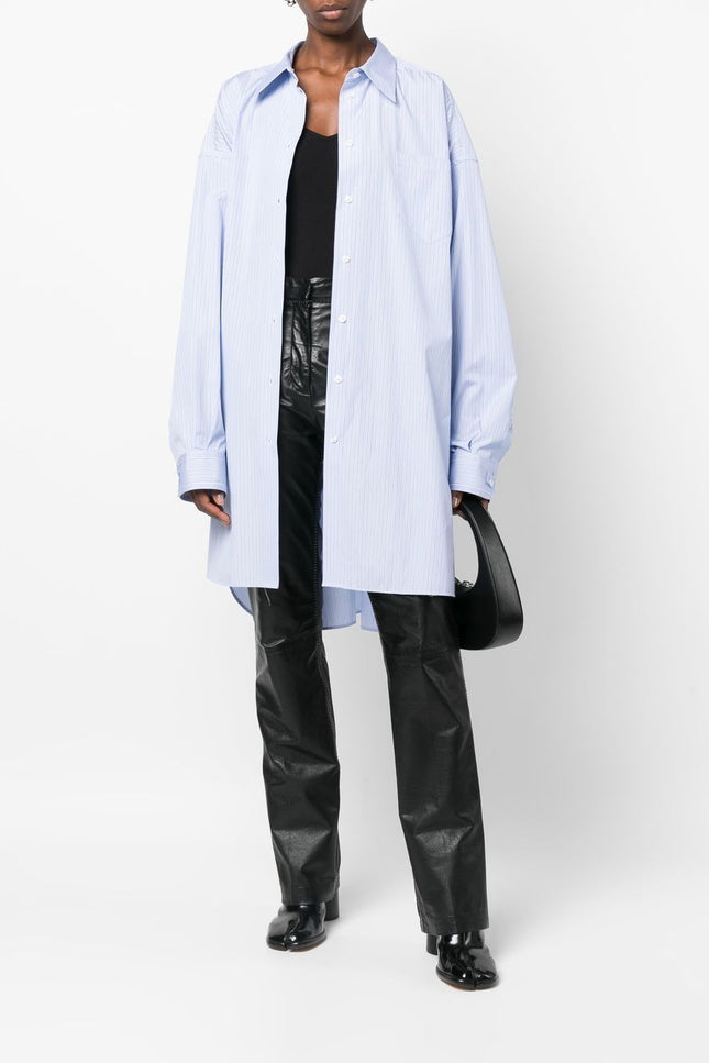 Maison Margiela Shirts Clear Blue-women > clothing > shirts-Maison Margiela-Urbanheer