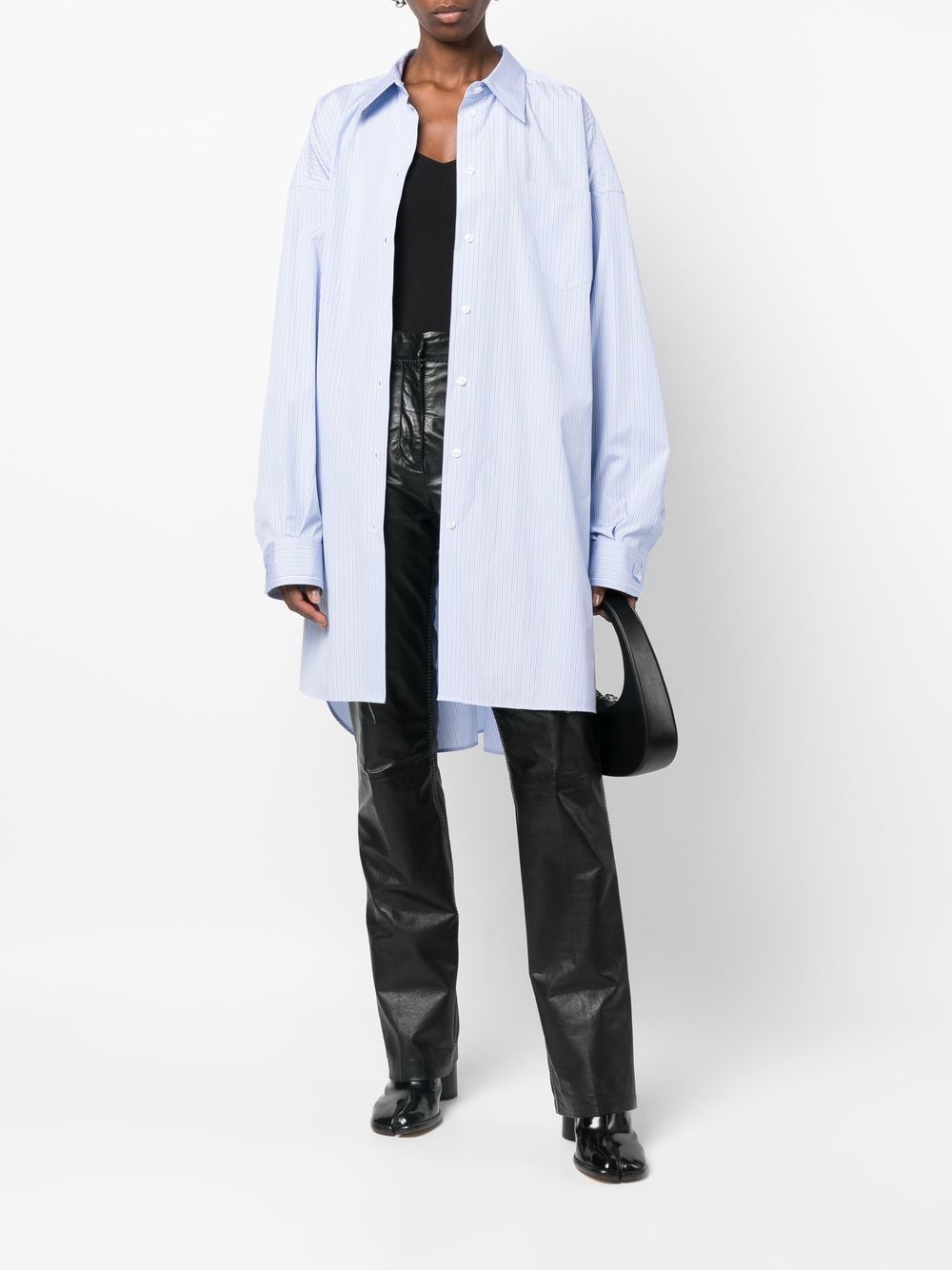 Maison Margiela Shirts Clear Blue-women > clothing > shirts-Maison Margiela-Urbanheer