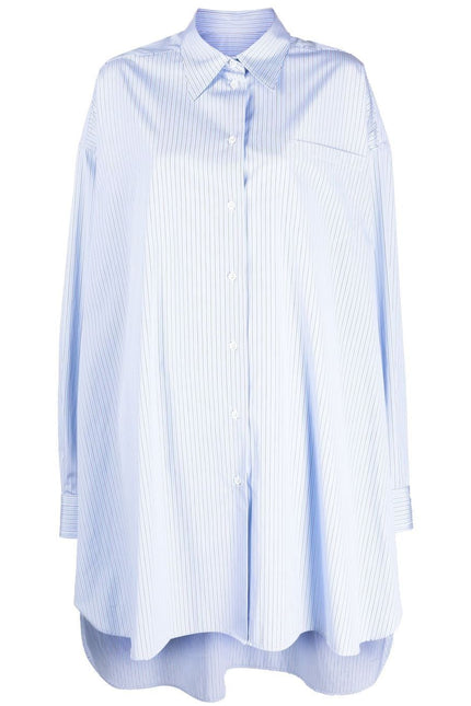 Maison Margiela Shirts Clear Blue-women > clothing > shirts-Maison Margiela-Urbanheer