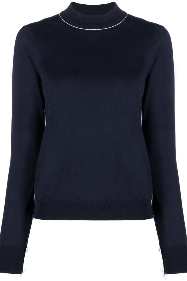 Maison Margiela Sweaters Blue