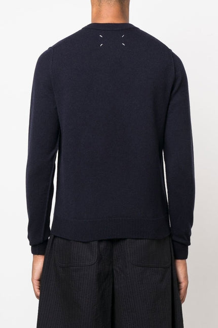 Maison Margiela Sweaters Blue