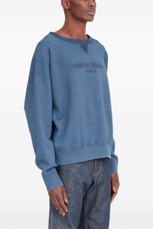 Maison Margiela Sweaters Blue