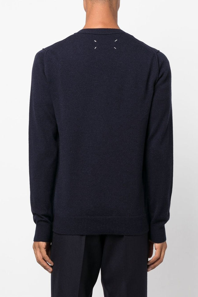 Maison Margiela Sweaters Blue