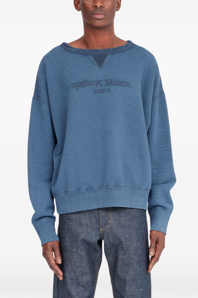 Maison Margiela Sweaters Blue