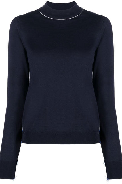 Maison Margiela Sweaters Blue-women > clothing > topwear-Maison Margiela-Urbanheer