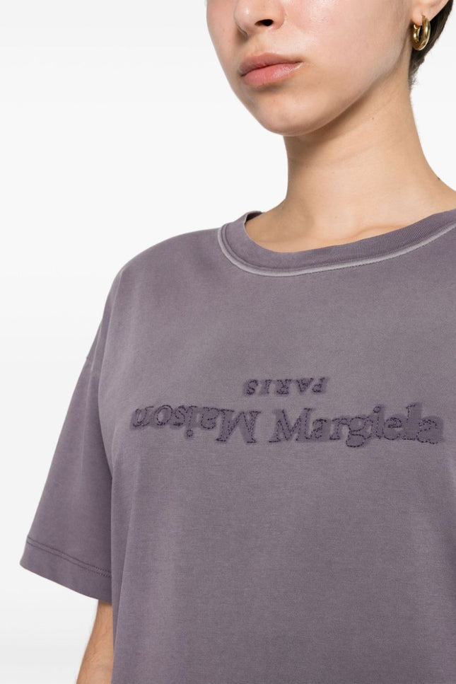 Maison Margiela T-Shirts And Polos Purple