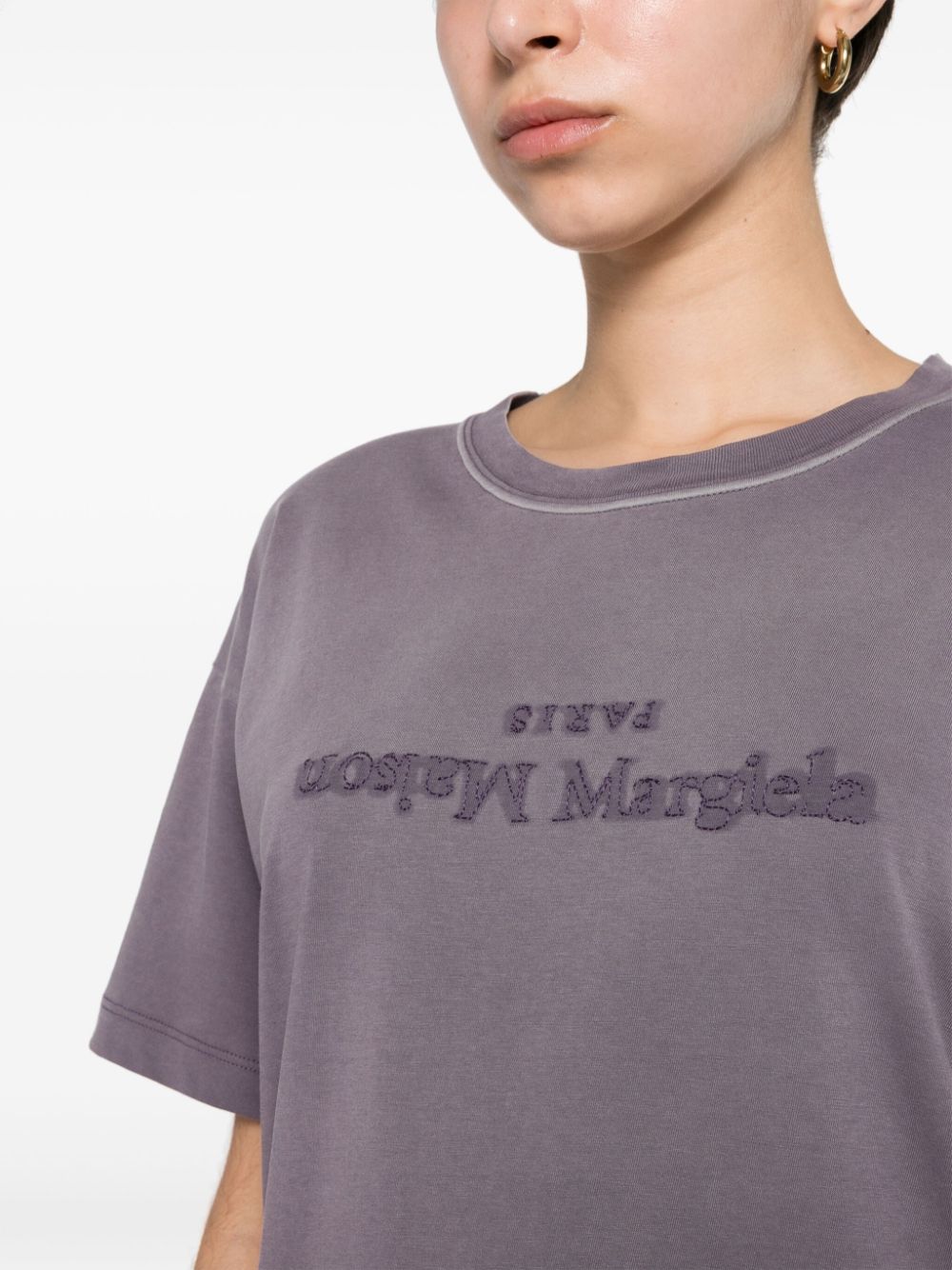 Maison Margiela T-Shirts And Polos Purple