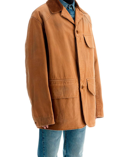 Maison Margiela canvas overcoat jacket for men