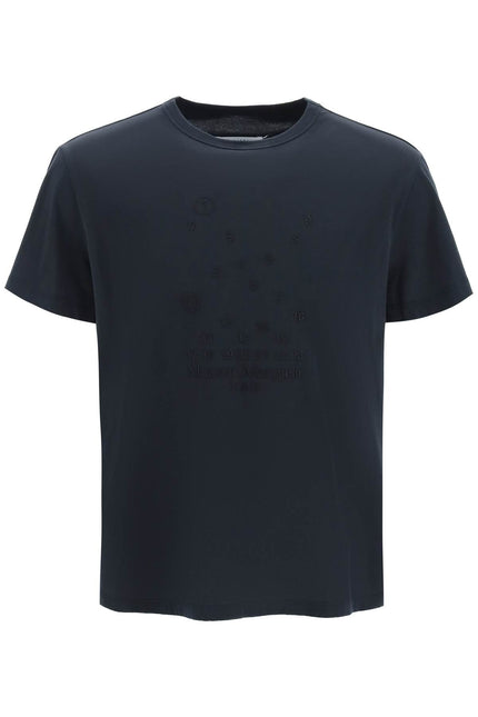 Maison Margiela embroidered logo t-shirt - Grey