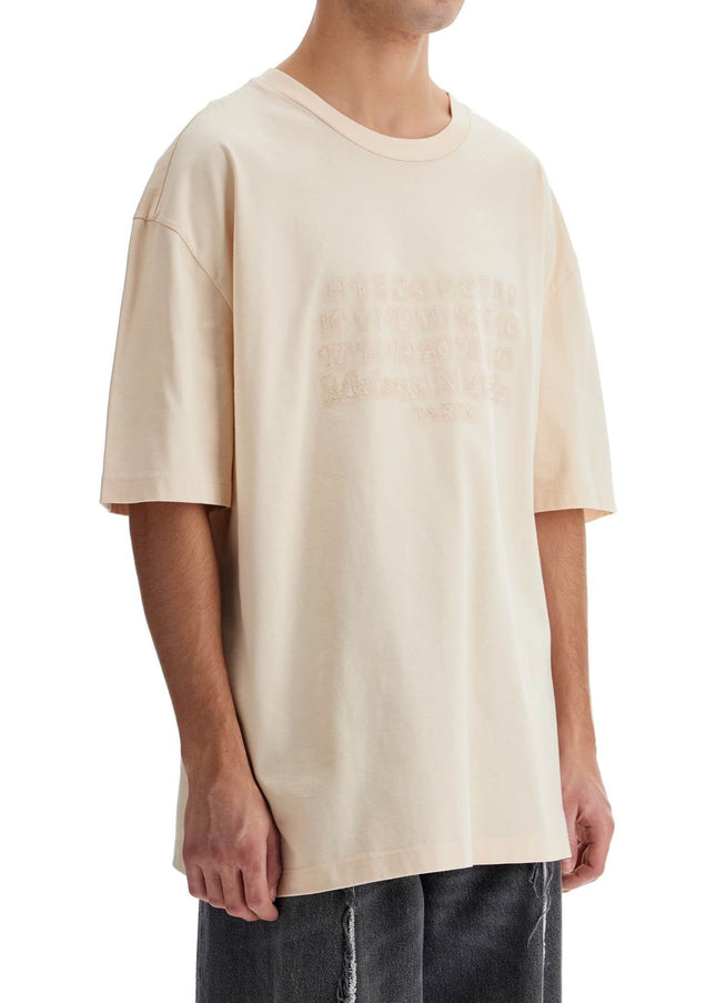 Maison Margiela embroidered numeric logo t-shirt