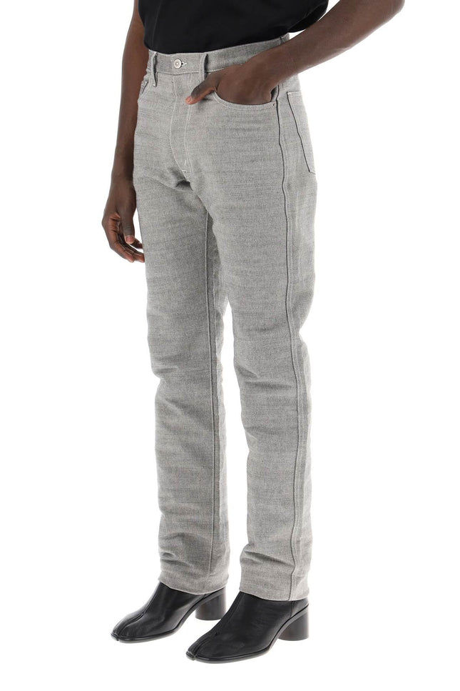 Maison Margiela five-pocket trousers in mélange effect canvas