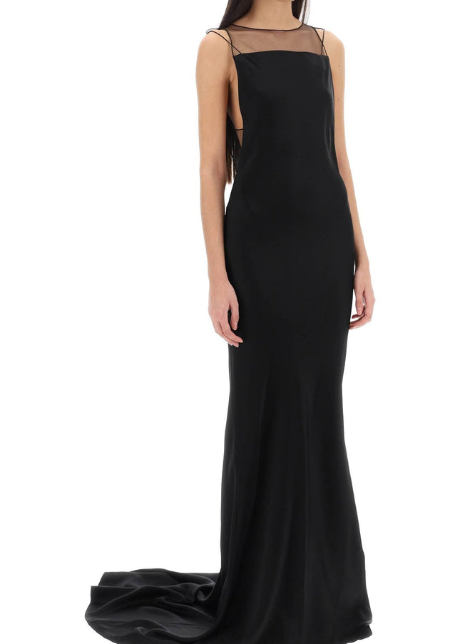 Maison Margiela hammered satin gown