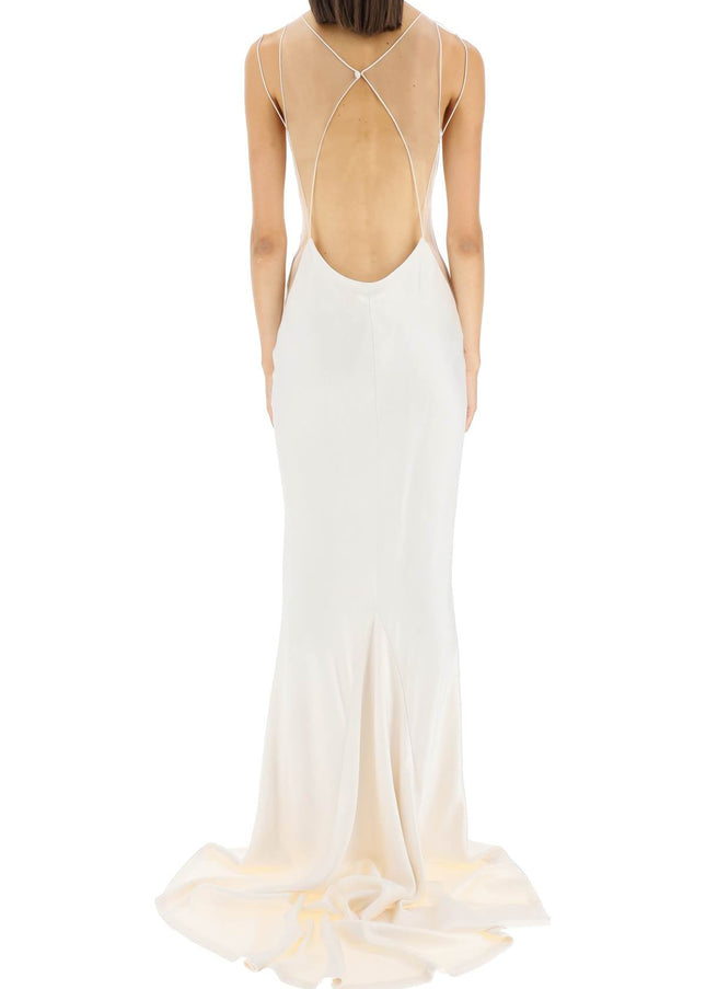 Maison Margiela hammered satin gown