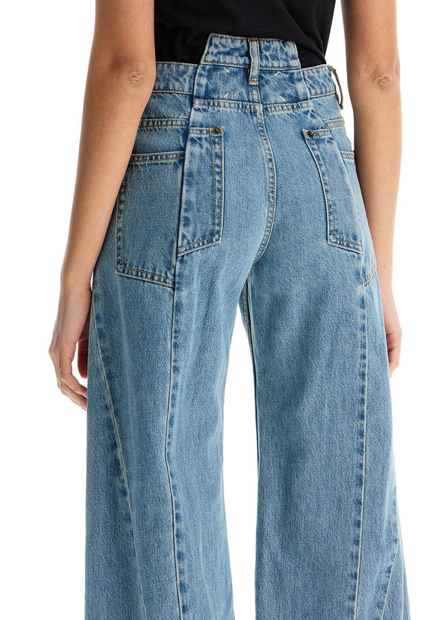 Maison Margiela loose cut-out waist jeans with