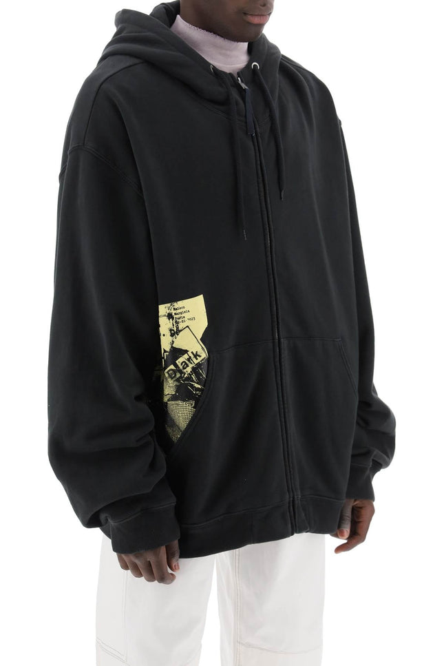 Maison Margiela "maxi zip-up sweatshirt with