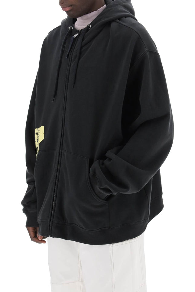 Maison Margiela "maxi zip-up sweatshirt with