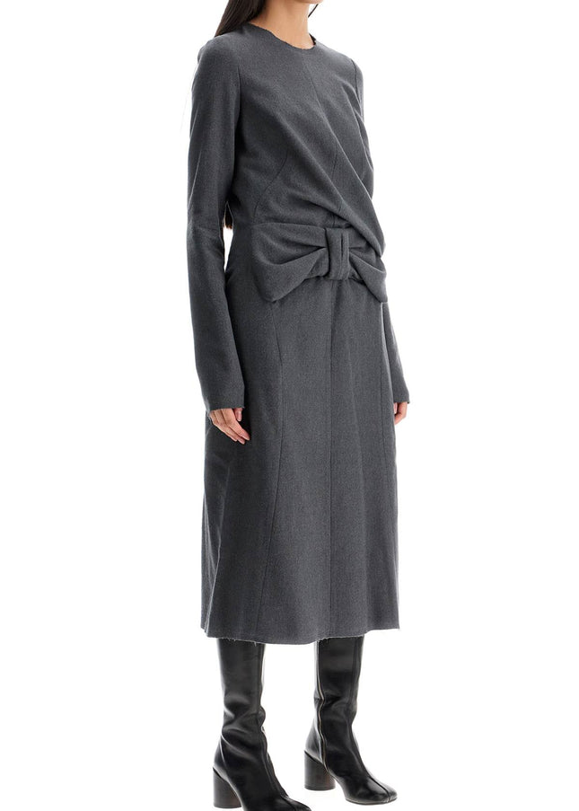 Maison Margiela midi dress with oversized bow detail