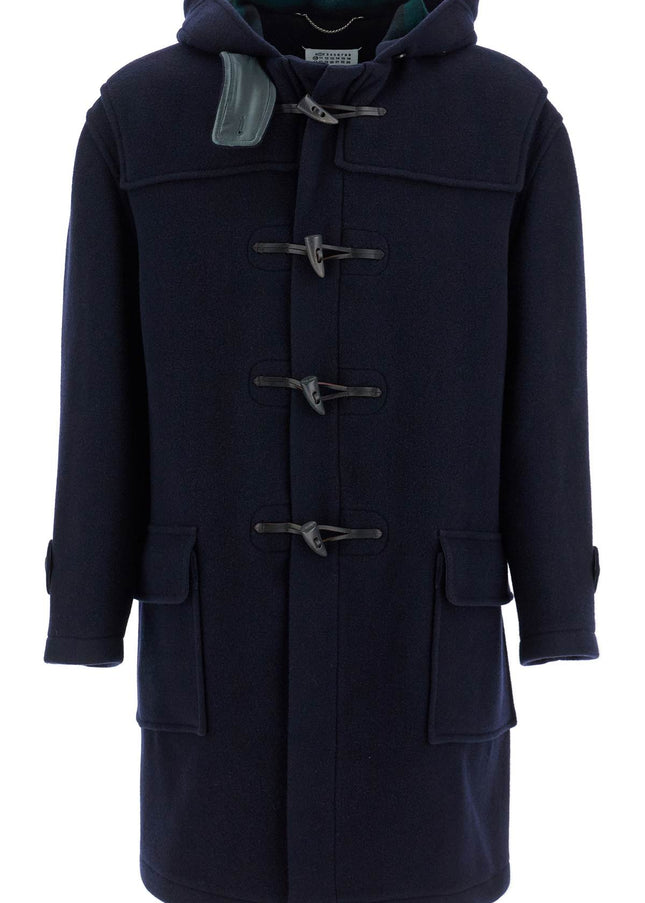 Maison Margiela woolen montgomery coat with hood