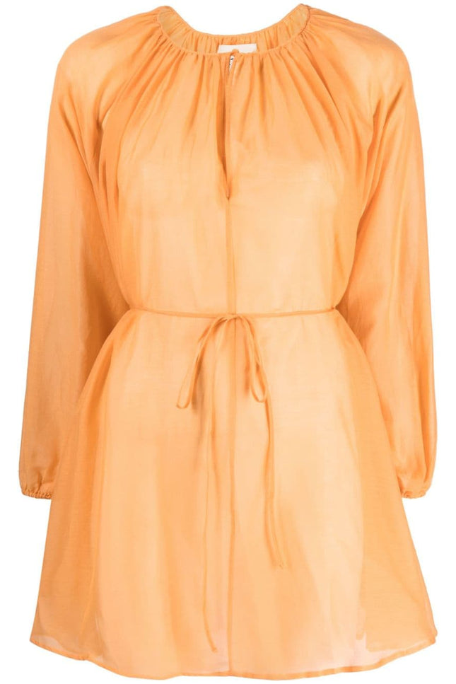 MANEBI Dresses Orange-women > clothing > dresses-Manebi-42-Orange-Urbanheer