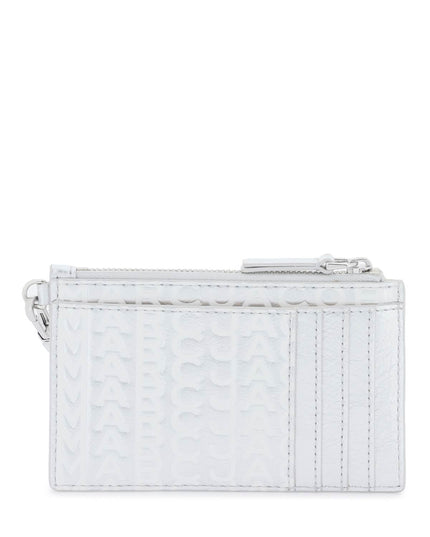 Marc jacobs the metallic top zip wristlet wallet-women > accessories > wallets & small leather goods > wallets-Marc Jacobs-os-Silver-Urbanheer