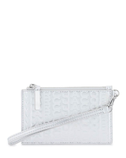 Marc jacobs the metallic top zip wristlet wallet-women > accessories > wallets & small leather goods > wallets-Marc Jacobs-os-Silver-Urbanheer